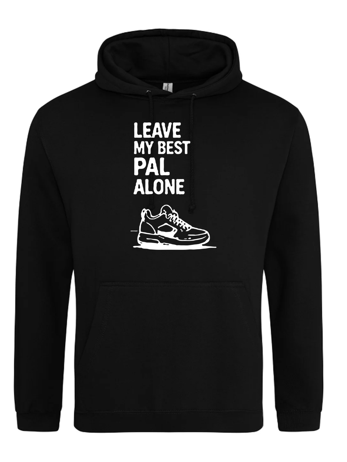 My Best Pal Alone Black Hoodie